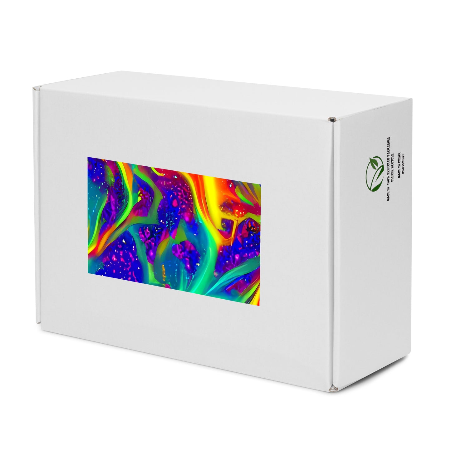 Men's High Top Canvas Shoes - Nebula Symphony