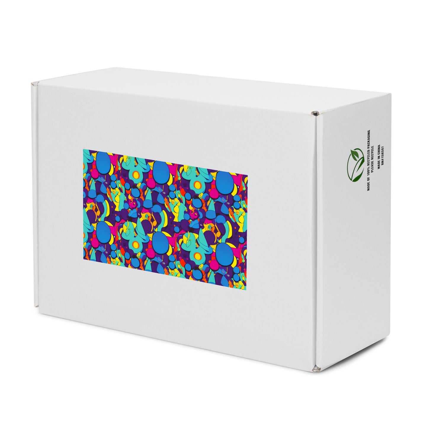 Men's High Top Canvas Shoes - Psychedelic Harmony