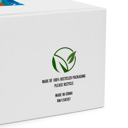 Women's High Top Canvas Shoes - Brown Chaos