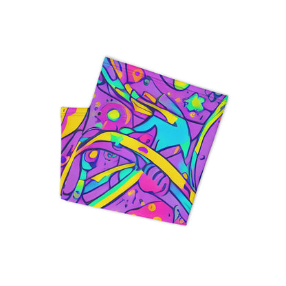 Neck Gaiter - Neon Galaxy Whirl