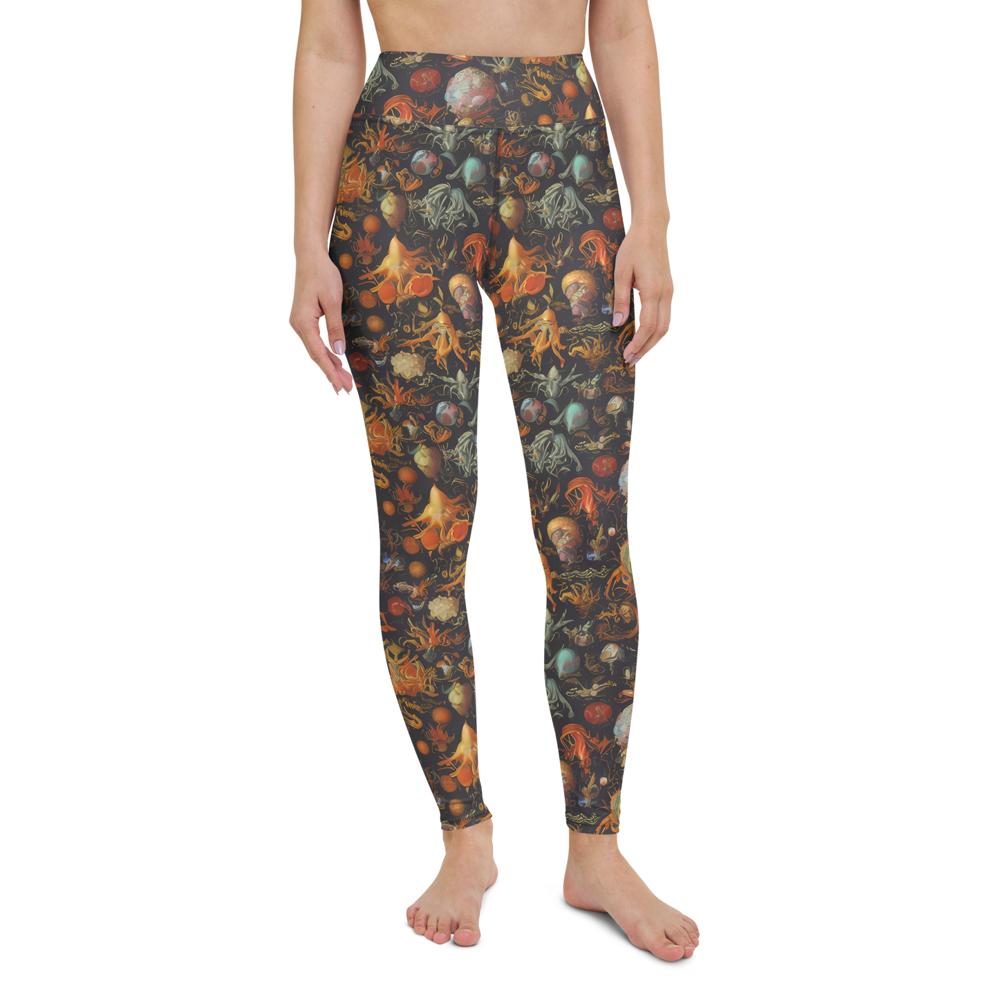 Yoga Leggings - Florescent Void