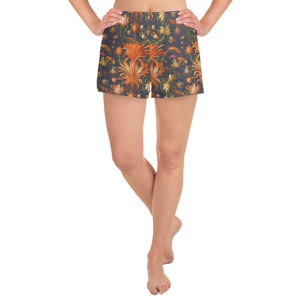 Women’s Athletic Shorts - Stellar Blooms