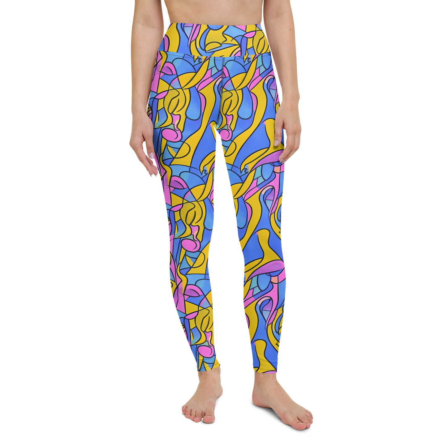 Yoga Leggings - Cosmic Curves