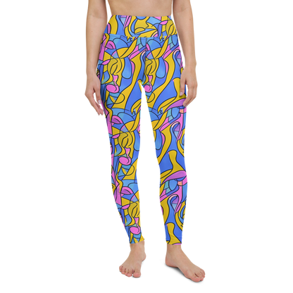 Yoga Leggings - Cosmic Curves