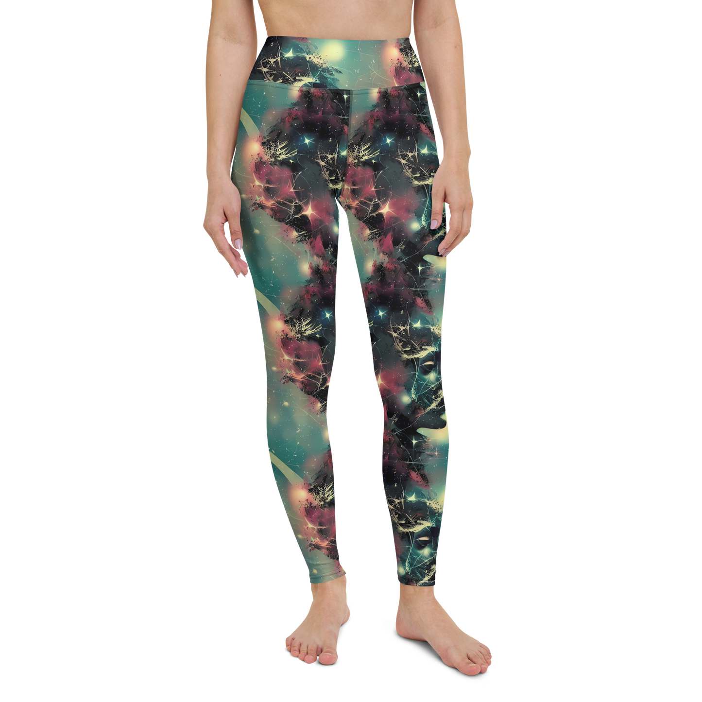 Yoga Leggings - Galactic Serpent