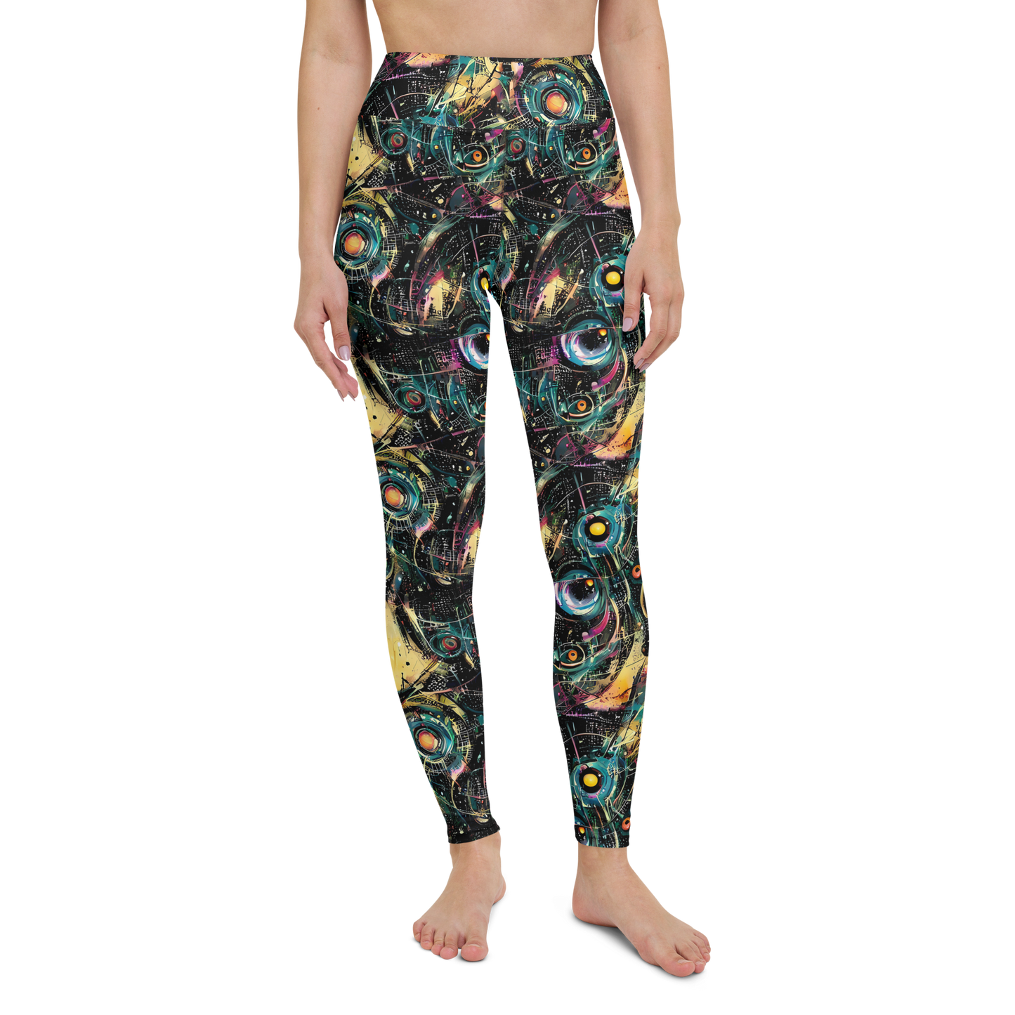 Yoga Leggings - Celestial Echoes