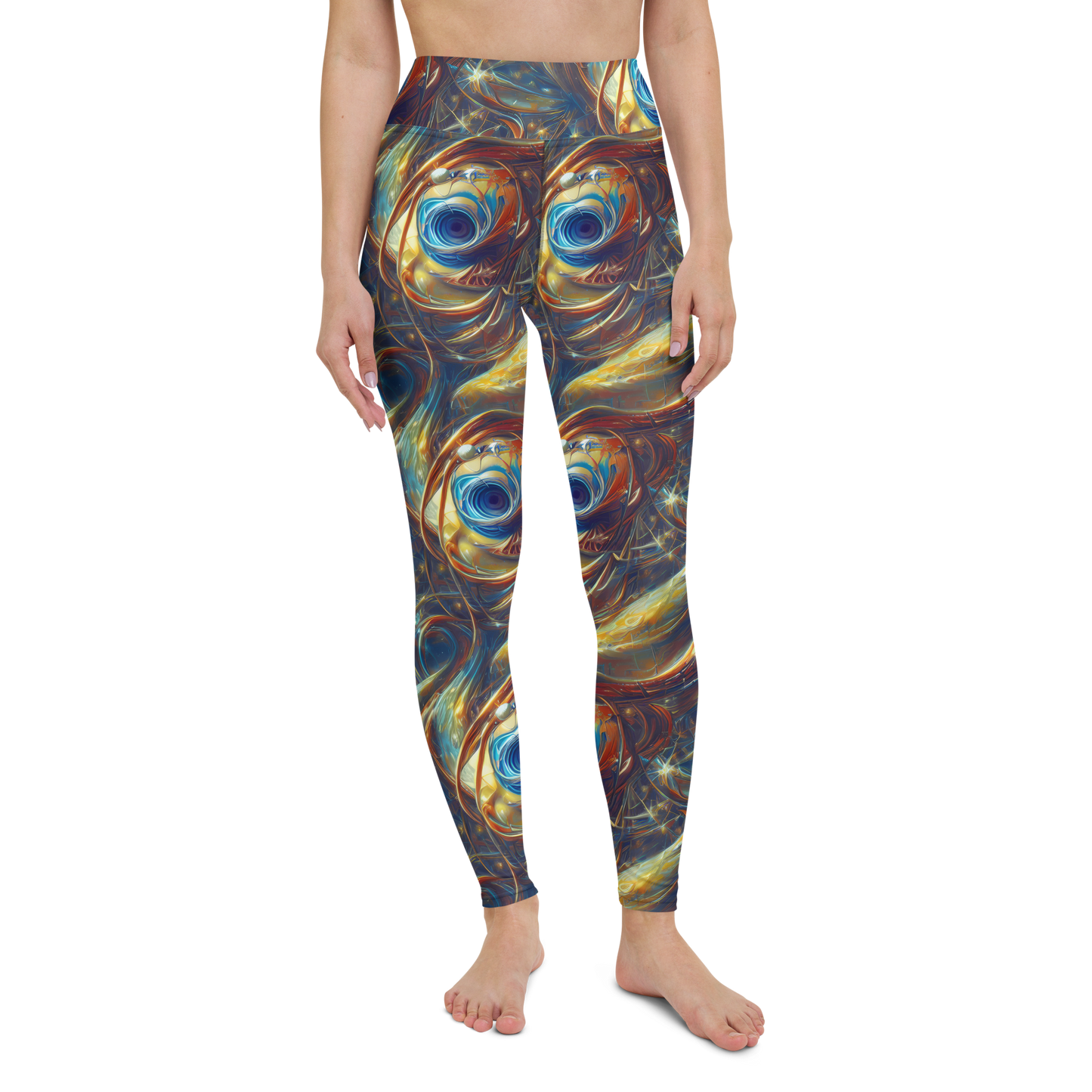 Yoga Leggings - Celestial Vortex