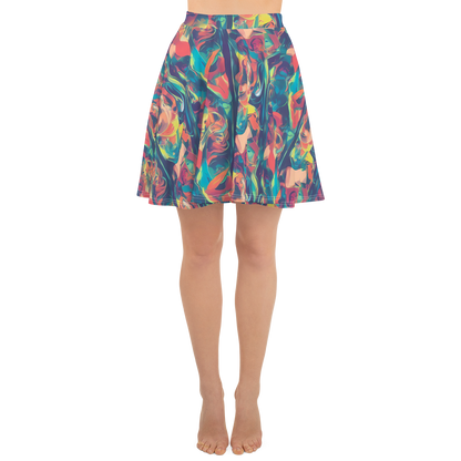 Skater Skirt - Neon Aurora