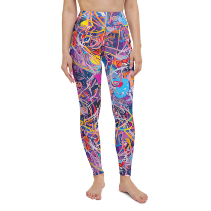 Yoga Leggings - Vibrant Fusion