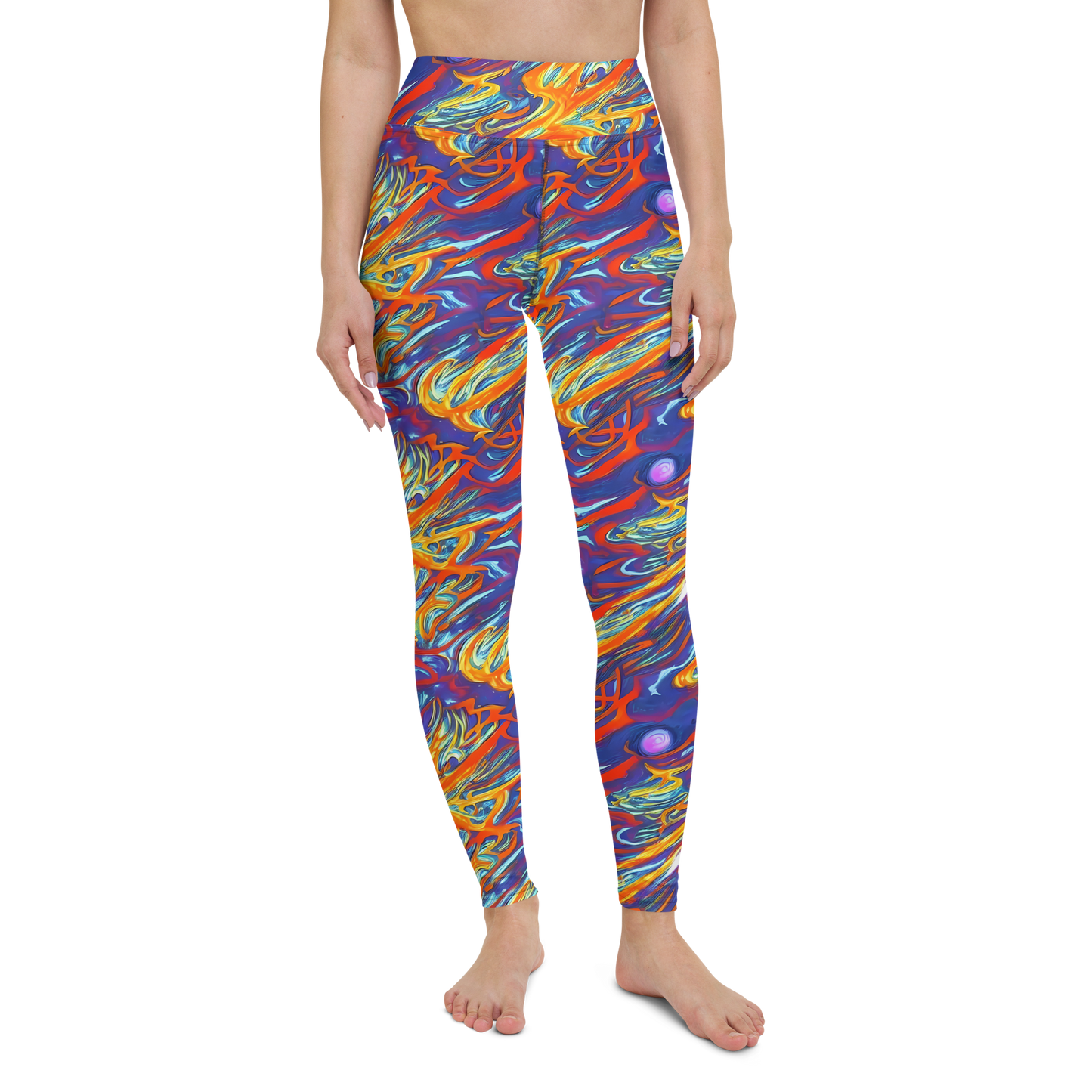 Yoga Leggings - Galactic Ember