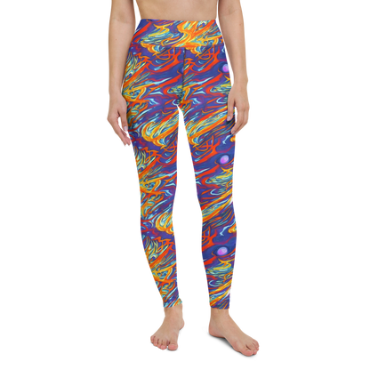 Yoga Leggings - Galactic Ember