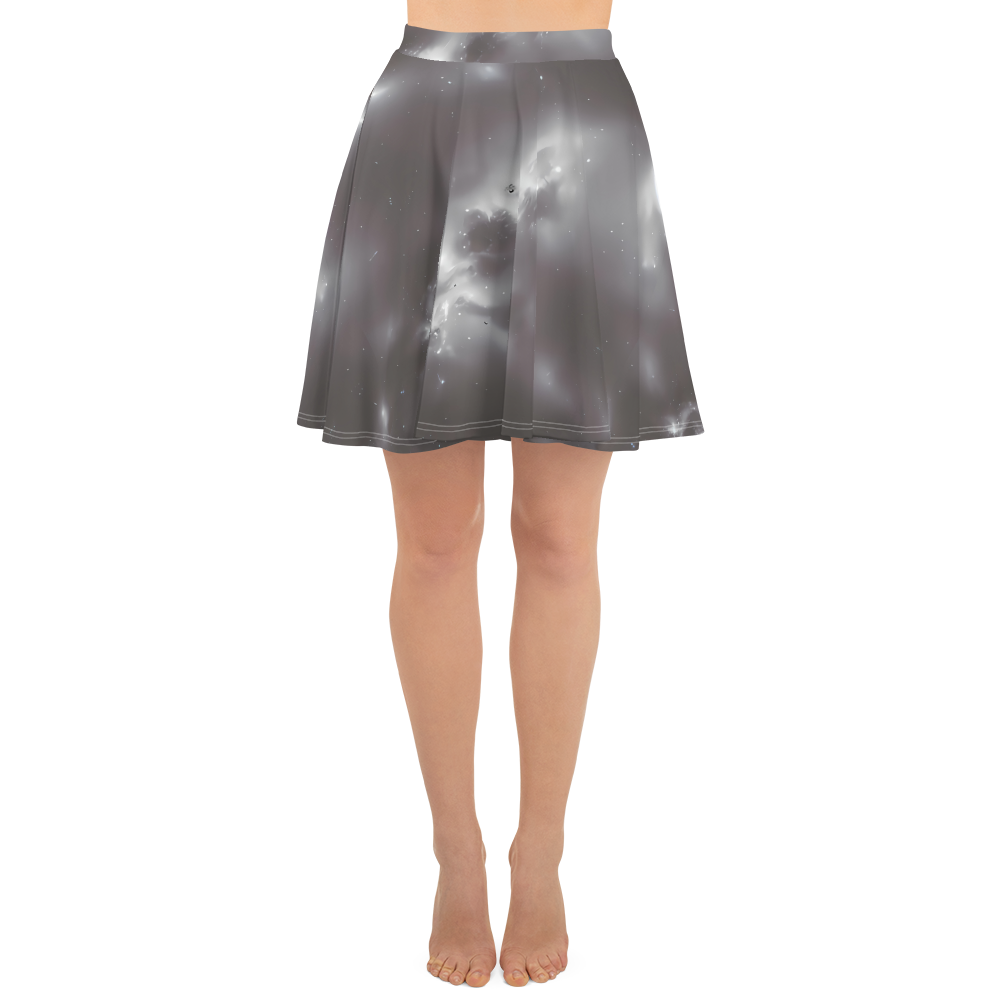 Skater Skirt - Silver Nebula