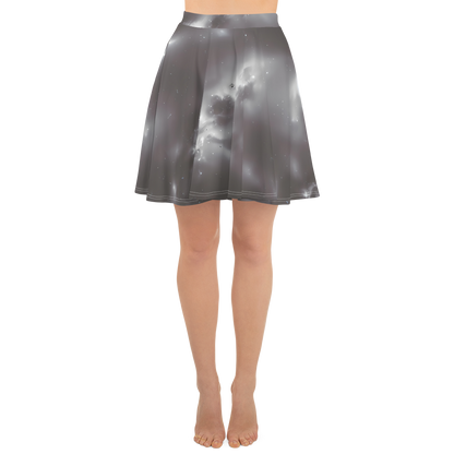 Skater Skirt - Silver Nebula