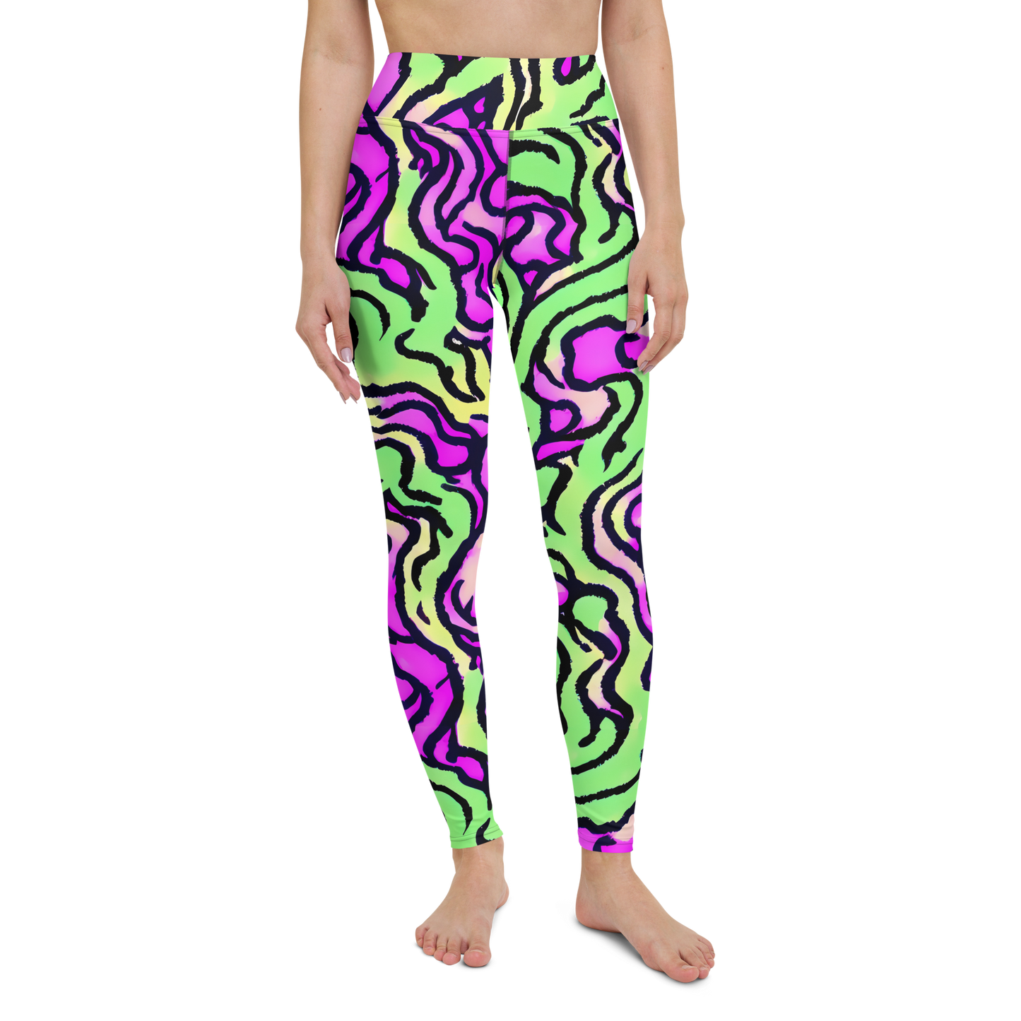 Yoga Leggings - Mintchine Maze