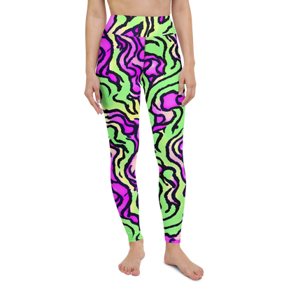 Yoga Leggings - Mintchine Maze