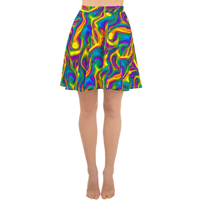 Skater Skirt - Electric Aurora