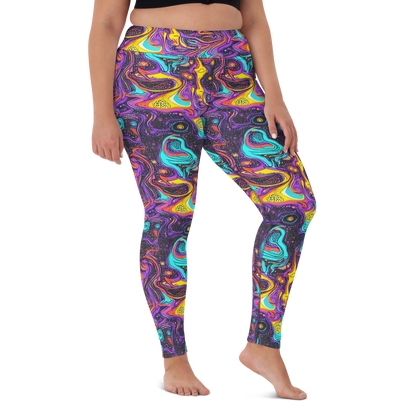 Yoga Leggings - Hutty Nebula