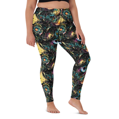 Yoga Leggings - Celestial Echoes