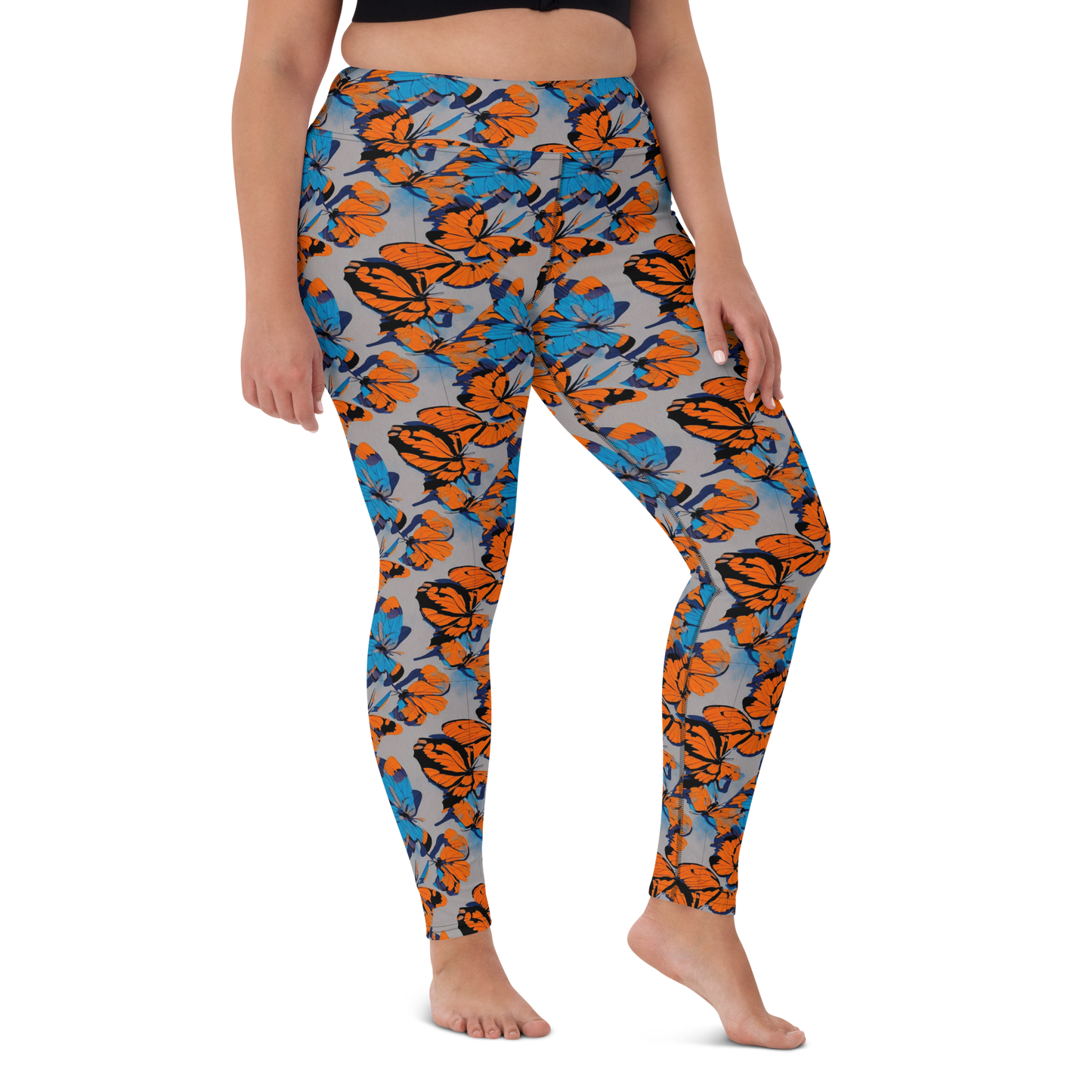 Yoga Leggings - Flutter Wave