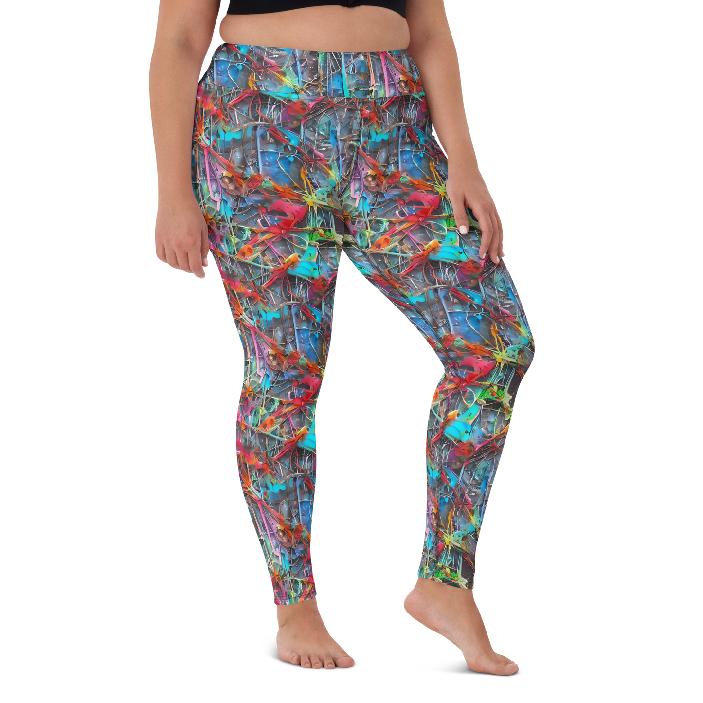 Yoga Leggings - Junkyard Jewel