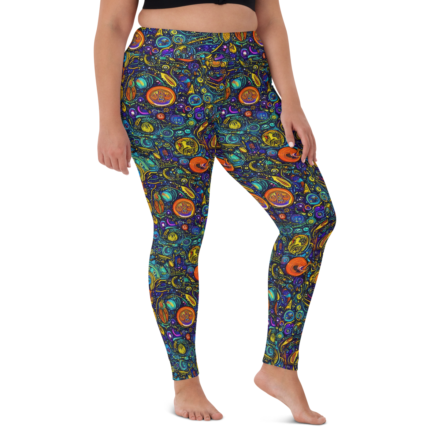 Yoga Leggings - Vasnetsov Vortex