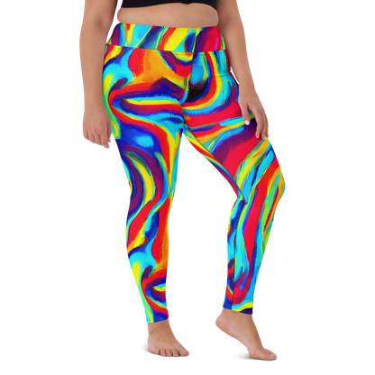 Yoga Leggings - Stael Swirls