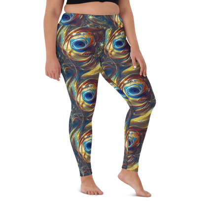 Yoga Leggings - Celestial Vortex