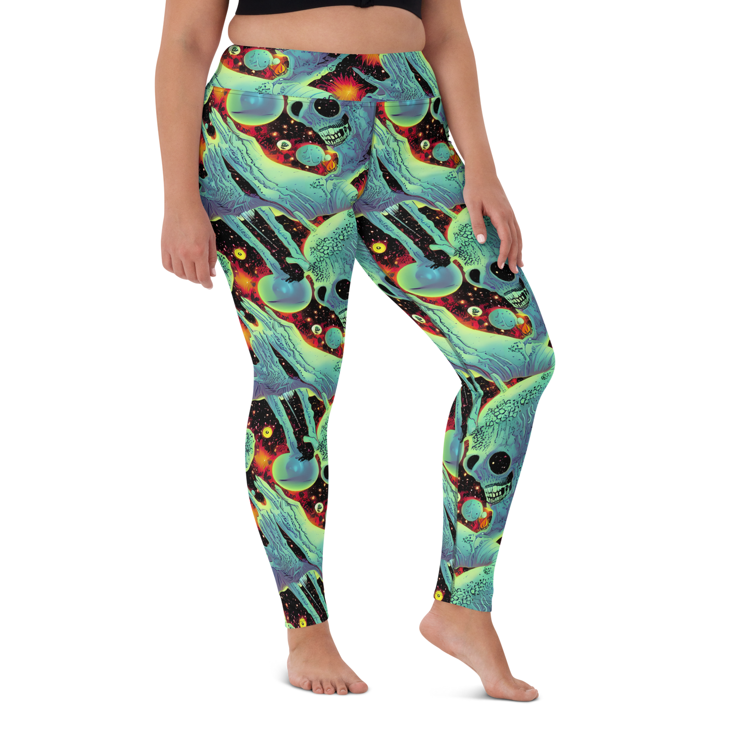 Yoga Leggings - Galactic Grotesque