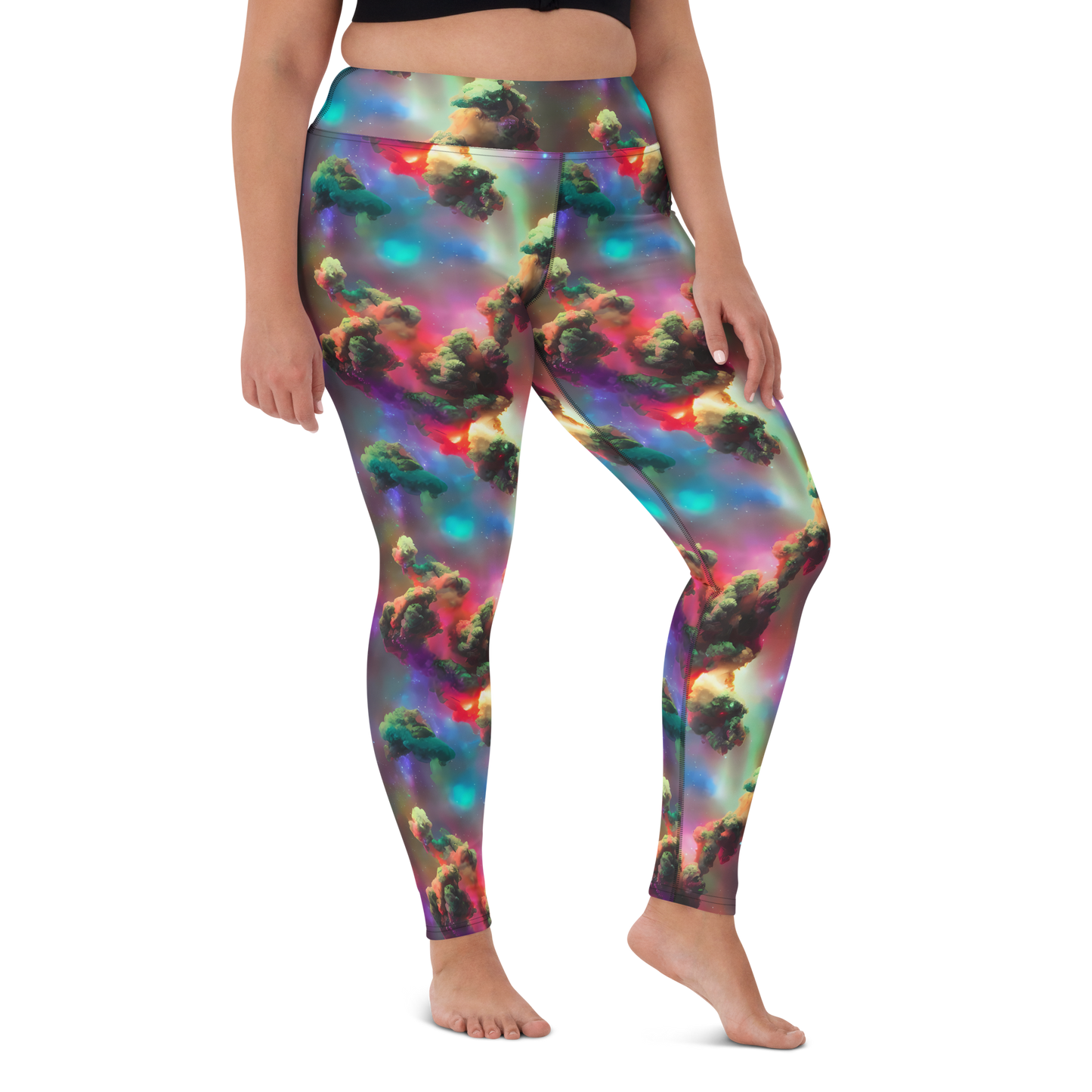 Yoga Leggings - Nebula Dreams