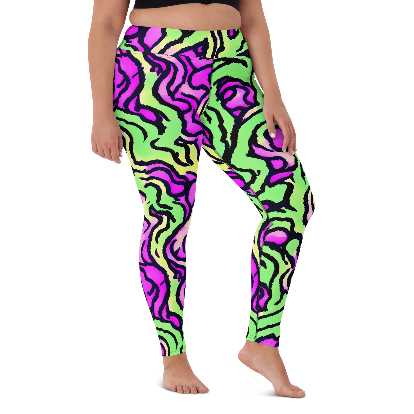 Yoga Leggings - Mintchine Maze