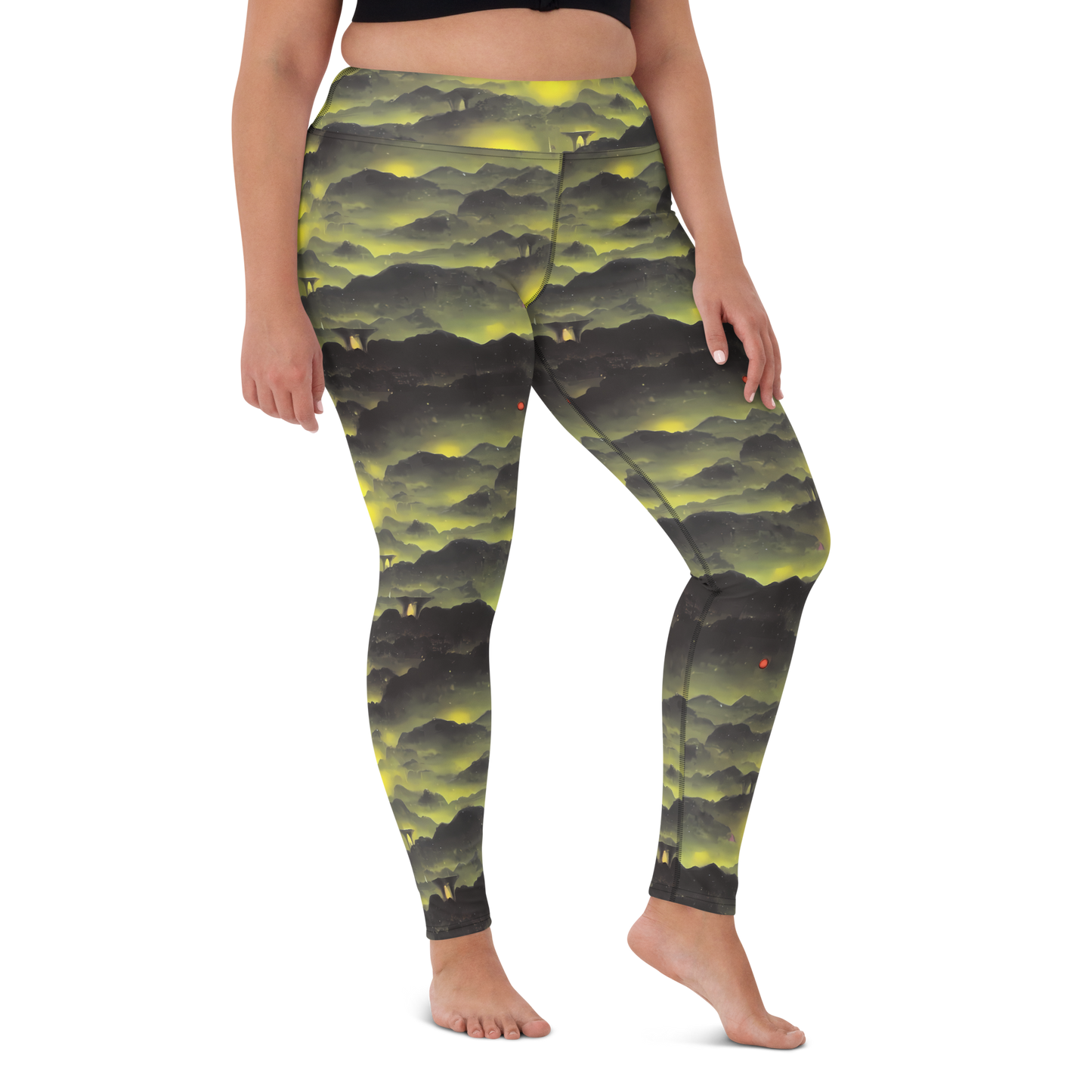 Yoga Leggings - Spectral Isle