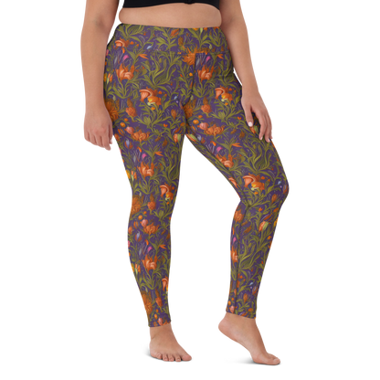 Yoga Leggings - Botanical Nebula