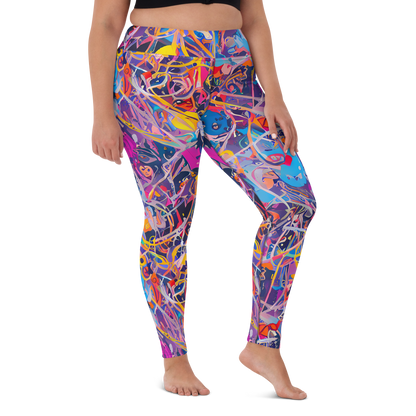 Yoga Leggings - Vibrant Fusion