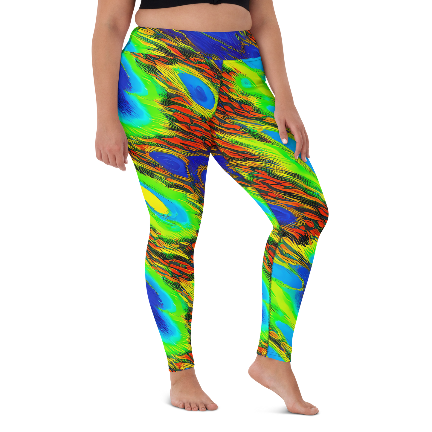 Yoga Leggings - Hodgkin's Blaze