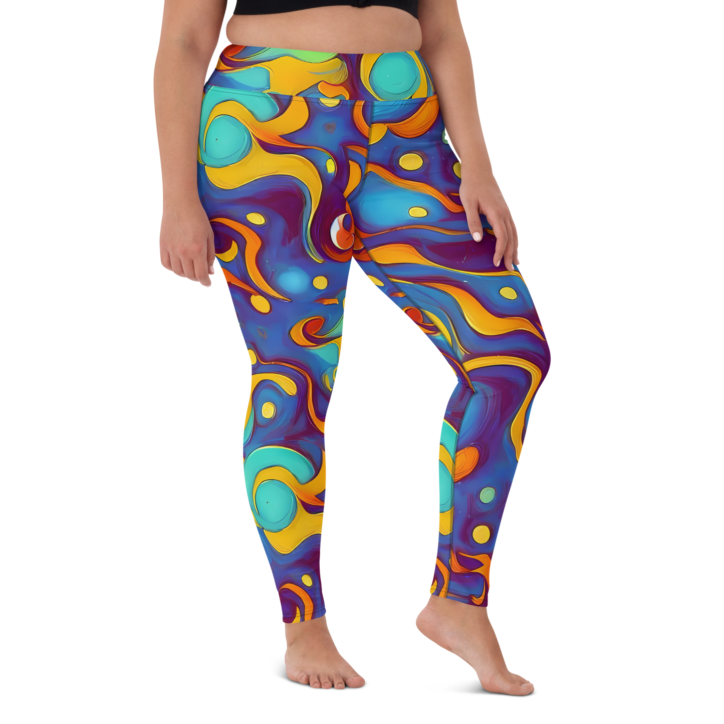 Yoga Leggings - Pelton Swirl