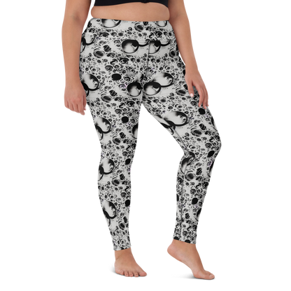 Yoga Leggings - Crater Swirl