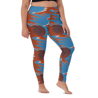 Yoga Leggings - Desert Vortex