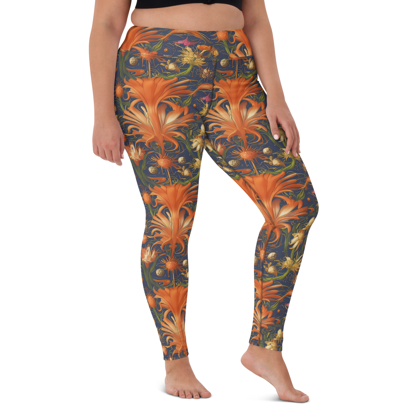 Yoga Leggings - Stellar Blooms