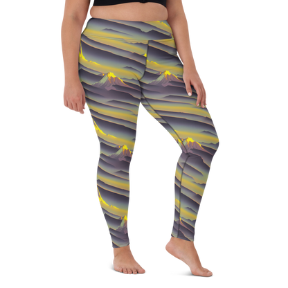 Yoga Leggings - Surreal Summit