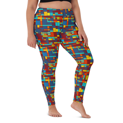 Yoga Leggings - Astral Grid