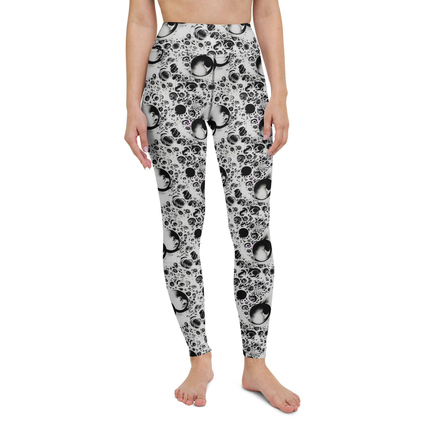 Yoga Leggings - Crater Swirl