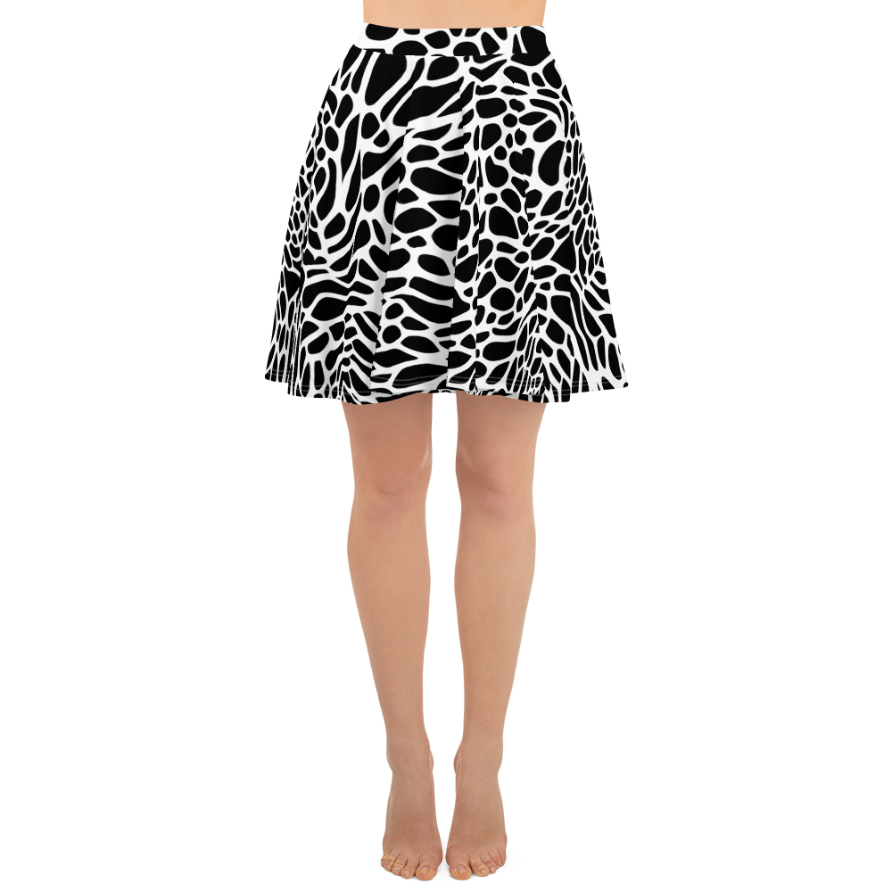 Skater Skirt - Monochrome Mystique