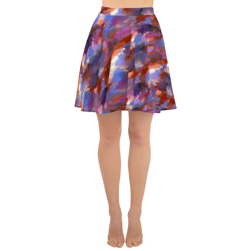 Skater Skirt - Celestial Brushstroke