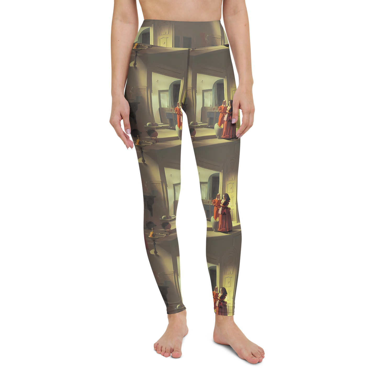 Yoga Leggings - Surreal Shadows