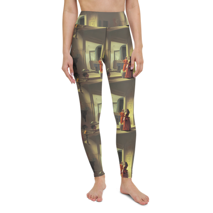 Yoga Leggings - Surreal Shadows