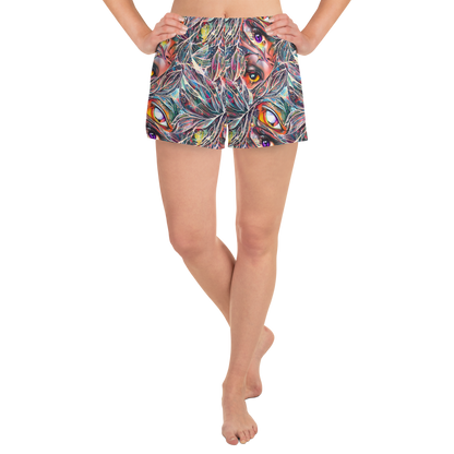 Women’s Athletic Shorts - Prismatic Reverie