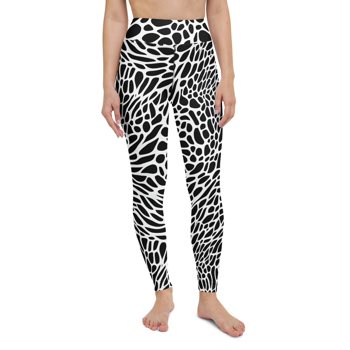 Yoga Leggings - Monochrome Mystique