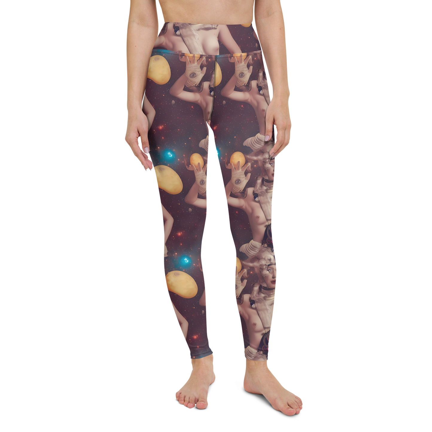 Yoga Leggings - Nebula Siren