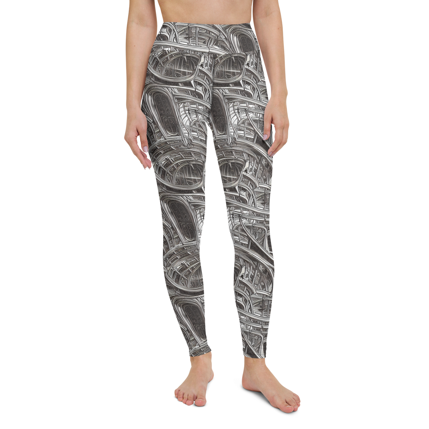 Yoga Leggings - Piranesi's Dream