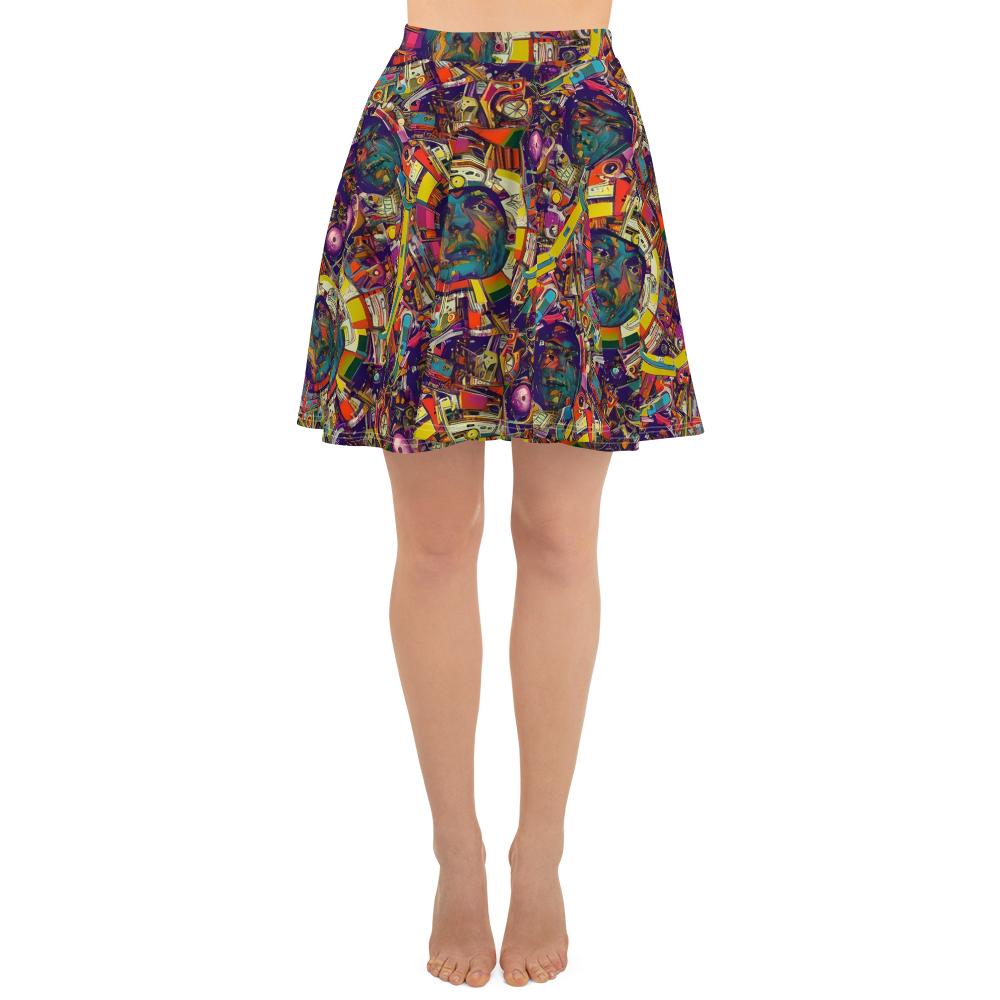 Skater Skirt - Cosmic Collage